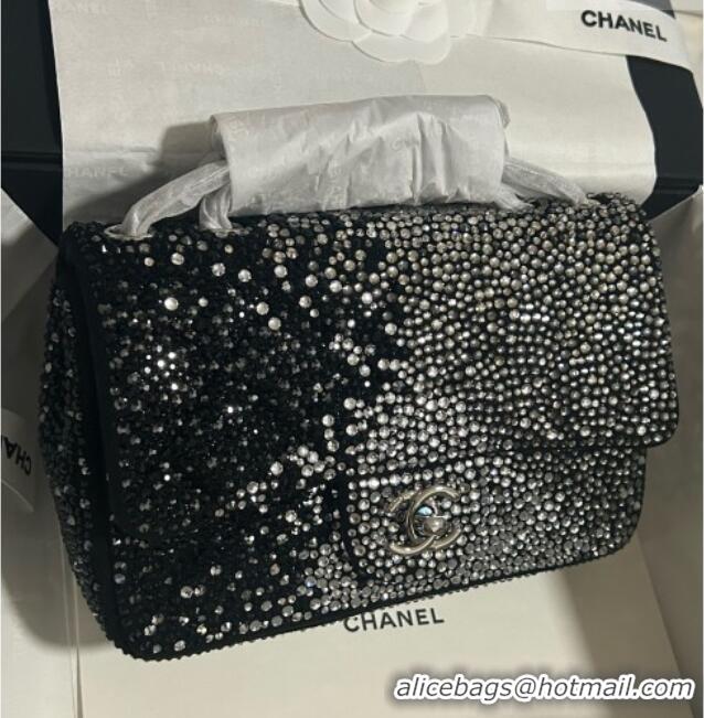 New Fashion Chanel Strass Classic Small Flap Handbag A01113 Silver 2026