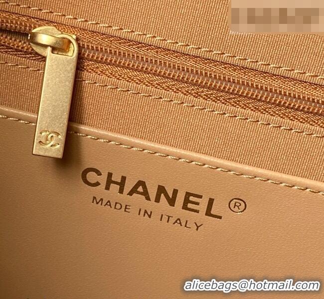 Buy Discount Chanel Suede Small Hobo Bag AS5970 Light Brown 2026