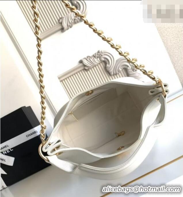Trendy Design Chanel Calfskin Leather Small Hobo Bag AS5970 White 2026