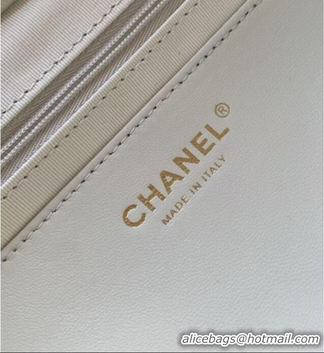 Trendy Design Chanel Calfskin Leather Small Hobo Bag AS5970 White 2026