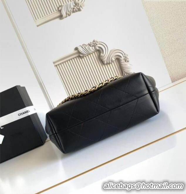 Affordable Price Chanel Calfskin Leather Small Hobo Bag AS5970 Black 2026