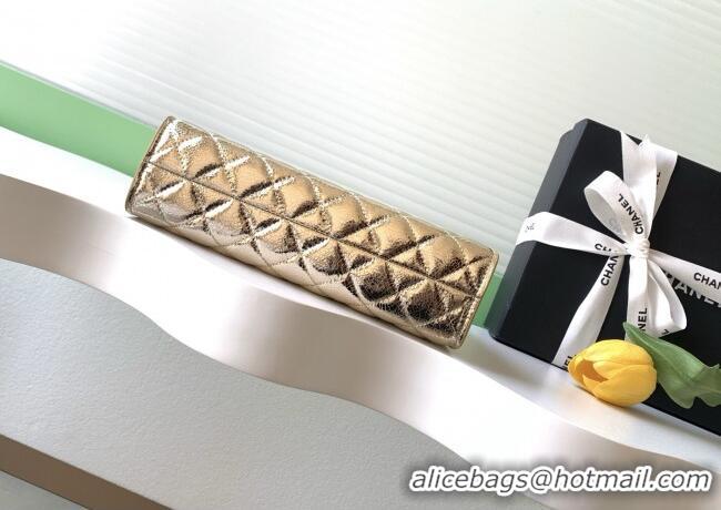 Unique Grade Chanel Lambskin Leather Hobo Bag AS6045 Gold 2026