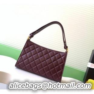 Top Design Chanel Lambskin Leather Hobo Bag AS6045 Dark Brown 2026