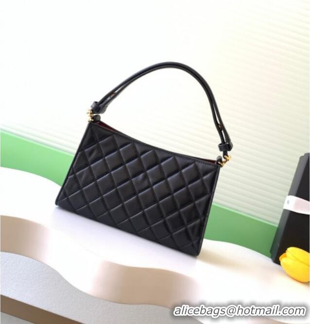Famous Brand Chanel Lambskin Leather Hobo Bag AS6045 Black 2026