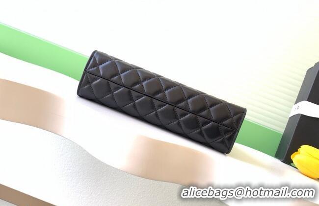 Famous Brand Chanel Lambskin Leather Hobo Bag AS6045 Black 2026