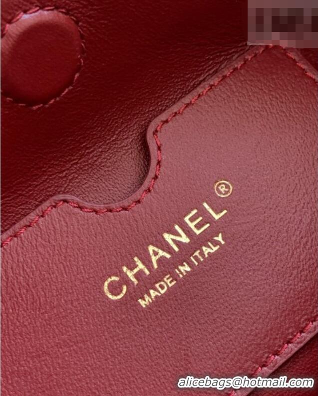 Famous Brand Chanel Lambskin Leather Hobo Bag AS6045 Black 2026