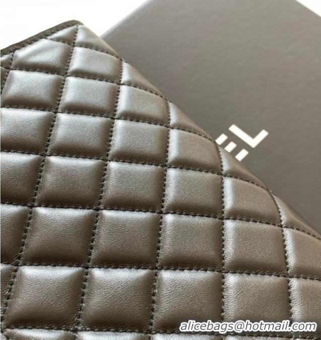 Famous Brand Chanel Lambskin Leather Hobo Bag AS6045 Black 2026