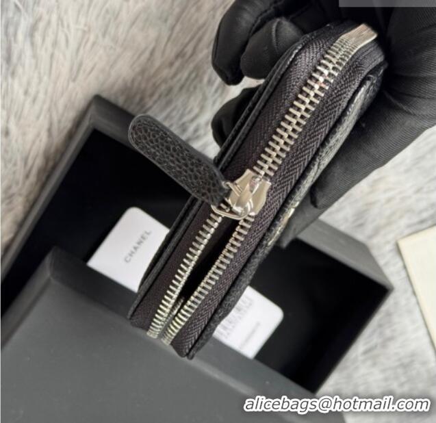 Traditional Specials Chanel Grained Calfskin Leather Classic Zipped Coin Purse AP0216 Black 2026