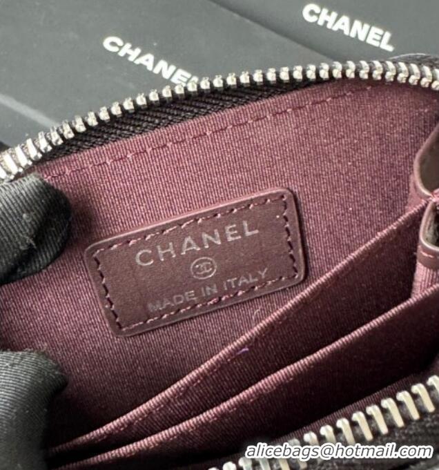 Traditional Specials Chanel Grained Calfskin Leather Classic Zipped Coin Purse AP0216 Black 2026