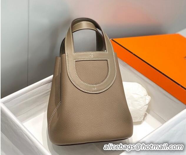 Affordable Price Hermes In-The-Loop Mini Bag 18cm in Original Calf Leather Elephant Grey/Silver 2026