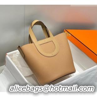 Cheap Design Hermes In-The-Loop Mini Bag 18cm in Original Calf Leather Milky Tea Beige 101041 2026