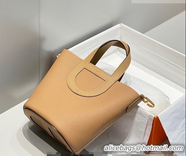 Cheap Design Hermes In-The-Loop Mini Bag 18cm in Original Calf Leather Milky Tea Beige 101041 2026