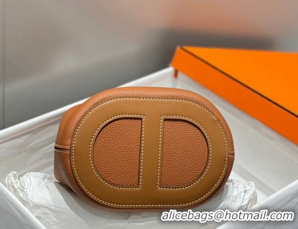 Low Cost Hermes In-The-Loop Mini Bag 18cm in Original Calf Leather 101041 Golden Brown 2026
