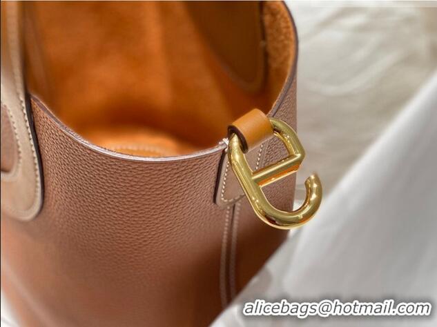 Low Cost Hermes In-The-Loop Mini Bag 18cm in Original Calf Leather 101041 Golden Brown 2026