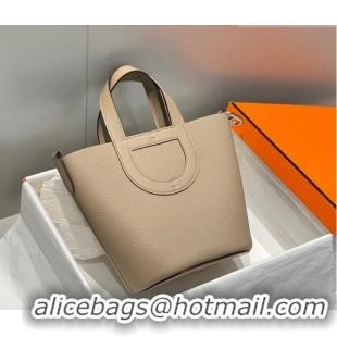 Low Price Hermes In-The-Loop Mini Bag 18cm in Original Calf Leather 101041Dove Grey 2026