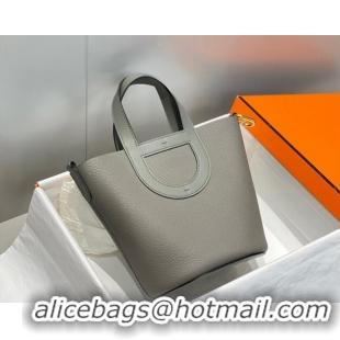 Best Luxury Hermes In-The-Loop Mini Bag 18cm in Original Calf Leather 101041 Cloud Grey 2026