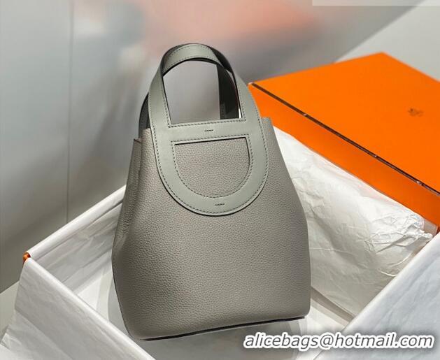 Best Luxury Hermes In-The-Loop Mini Bag 18cm in Original Calf Leather 101041 Cloud Grey 2026