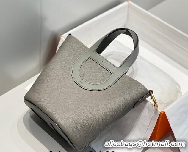 Best Luxury Hermes In-The-Loop Mini Bag 18cm in Original Calf Leather 101041 Cloud Grey 2026