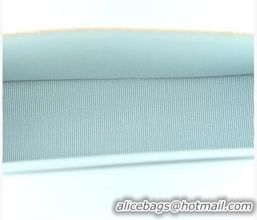 Buy Discount Chanel Caviar Quilted Top Handle Slim Vanity With Chain AS9688 Light Blue/Gold 2026