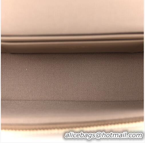 Super Quality Chanel Caviar Quilted Top Handle Slim Vanity With Chain AS9688 Dark Beige 2026