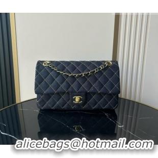 Good Taste Chanel Quilted Denim Medium Classic Flap Bag A01112 Dark Blue 2026