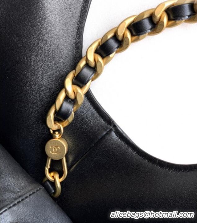 Hot Sell Cheap Chanel Calfskin Leather Small Shopping Bag AS6132 Black 2026