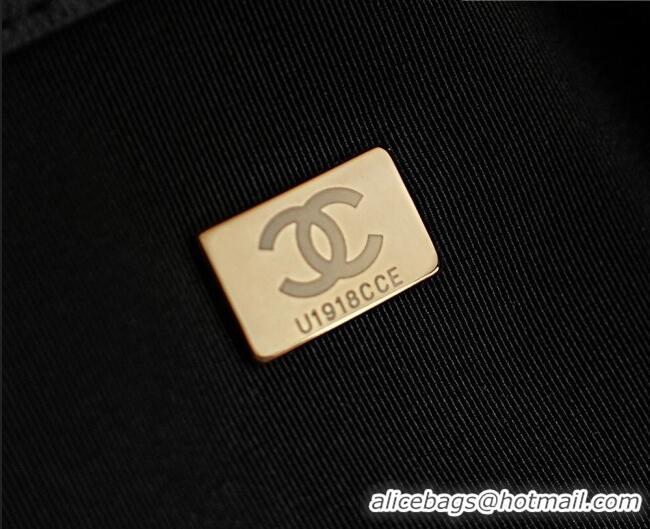 Best Quality Chanel Calfskin Leather Shopping Bag CH020402 Black 2026