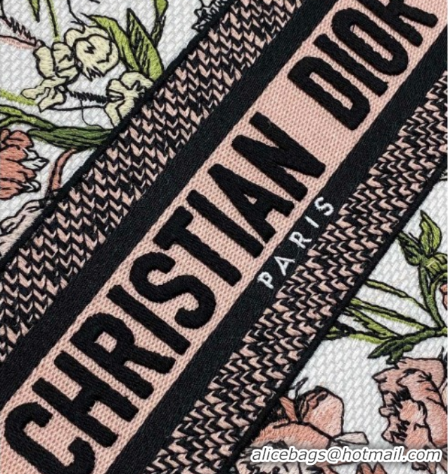 Grade Quality Dior Medium Lady D-Lite Bag in Pink Multicolor Millefiori Embroidery 0126065 2026