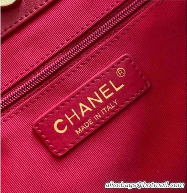Trendy Design Chanel Calfskin Leather Shopping Bag CH020404 Red 2026