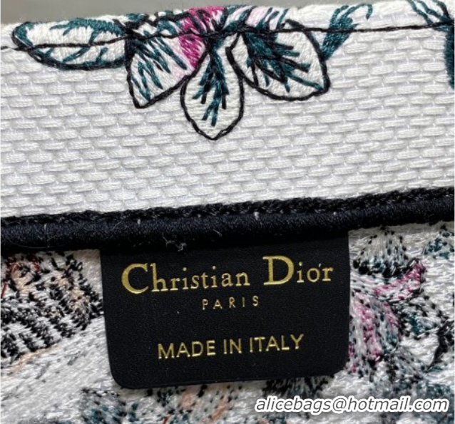 Good Quality Dior Medium Book Tote Bag in Pink Souvenir de Rome Embroidery 0126074 2026