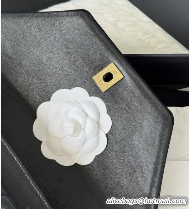 Well Crafted Chanel Chevron Lambskin Leather Clutch AP9855 Black/Gold 2026