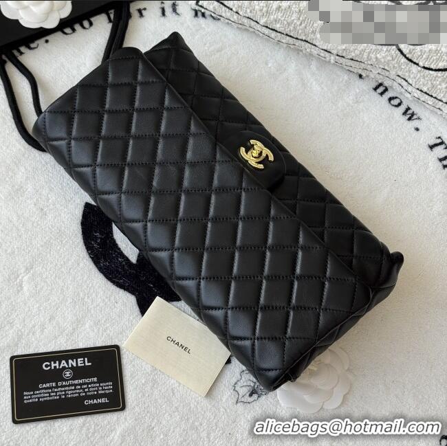 Trendy Design Chanel Quilted Lambskin Leather Clutch AP9866 Black 2026