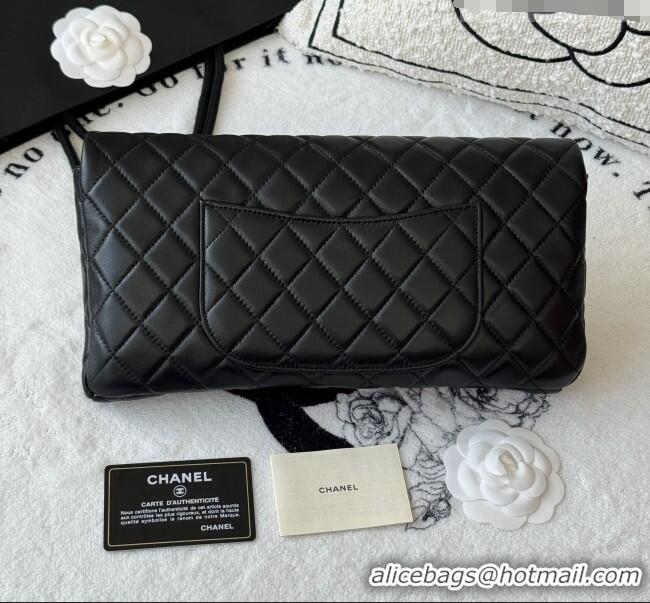 Trendy Design Chanel Quilted Lambskin Leather Clutch AP9866 Black 2026