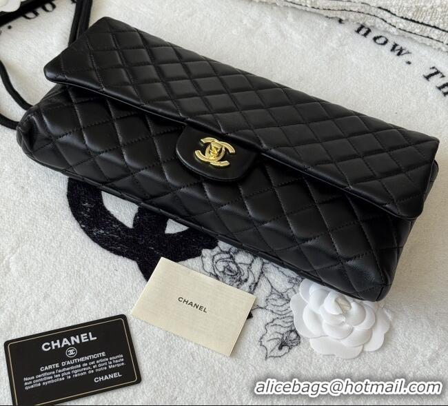 Trendy Design Chanel Quilted Lambskin Leather Clutch AP9866 Black 2026