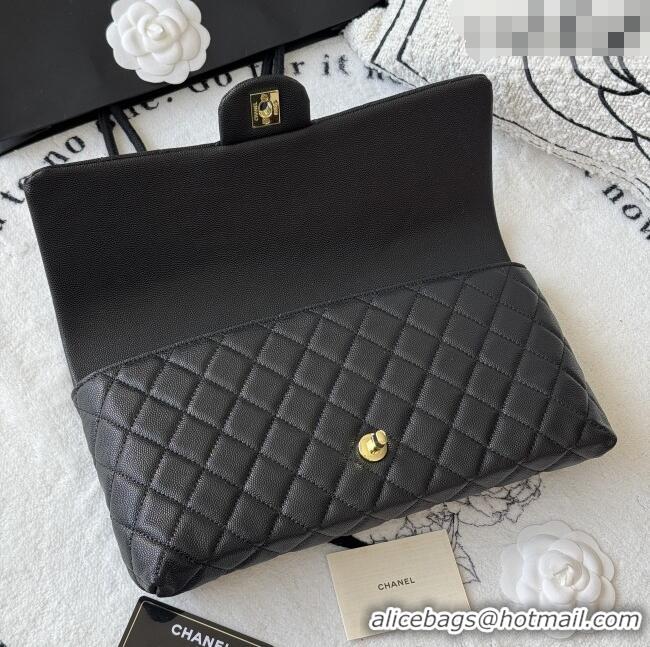 Good Product Chanel Quilted Grained Calfskin Leather Clutch AP9866 Black 2026