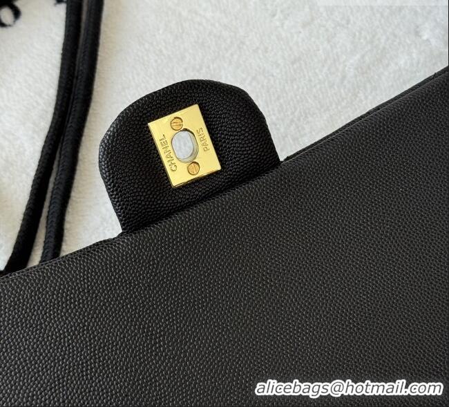 Good Product Chanel Quilted Grained Calfskin Leather Clutch AP9866 Black 2026