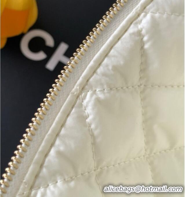 Buy New Cheap Chanel Striped Printed Fabric Zipped Case AP4989 Black 2026