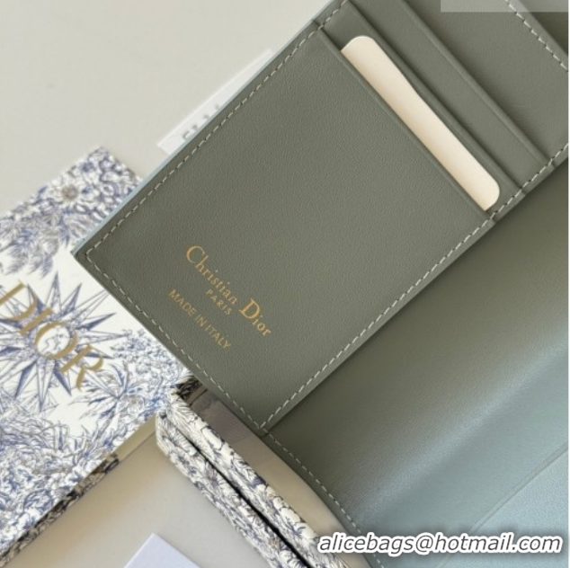 Durable Dior 30 Montaigne Passport Holder in Oblique Jacquard Grey DR012607 2026