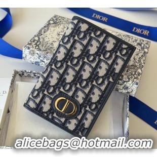 Luxurious Dior 30 Montaigne Passport Holder in Oblique Jacquard DR012607 Beige 2026