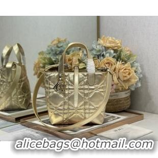 Good Product Dior Small Toujours Vertical Tote Bag in Macrocannage Calfskin Gold-Tone 0126095 2026