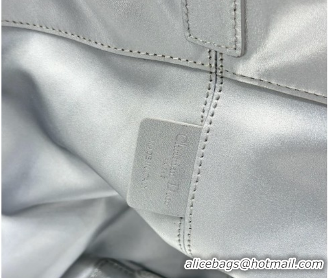 Big Discount Dior Large Toujours Tote bag in Macrocannage Calfskin Leather Silver-Tone 0126096 2026