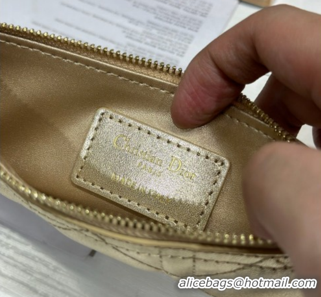 Classic Hot Dior Small Toujours Tote bag in Macrocannage Calfskin Leather 60126101 Gold-Tone 2026