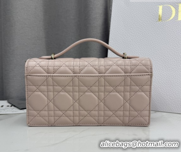 Most Popular Dior My Dior Mini Bag in Cannage Lambskin Leather Blush Pink 60126102 2026