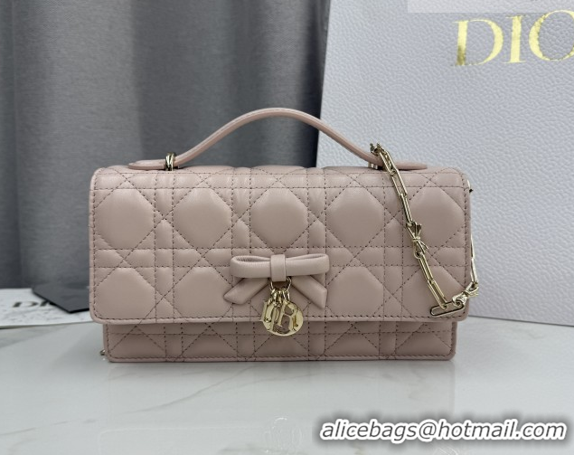 Most Popular Dior My Dior Mini Bag in Cannage Lambskin Leather Blush Pink 60126102 2026