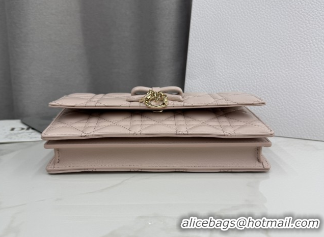 Most Popular Dior My Dior Mini Bag in Cannage Lambskin Leather Blush Pink 60126102 2026