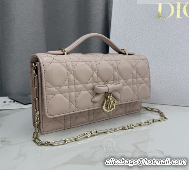 Most Popular Dior My Dior Mini Bag in Cannage Lambskin Leather Blush Pink 60126102 2026