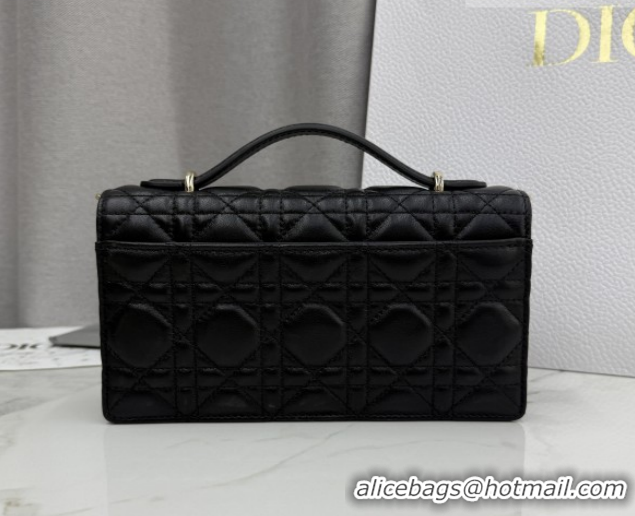 Perfect Dior My Dior Mini Bag in Cannage Lambskin Leather 0126104 Black/Gold 2026