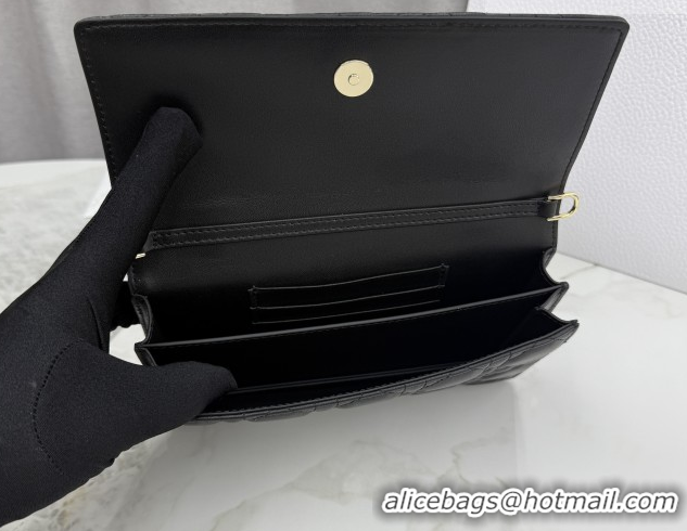 Perfect Dior My Dior Mini Bag in Cannage Lambskin Leather 0126104 Black/Gold 2026