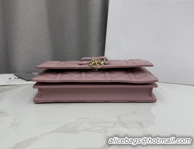 Hot Style Dior My Dior Mini Bag in Cannage Lambskin Leather Vintage 0126106 Pink 2026
