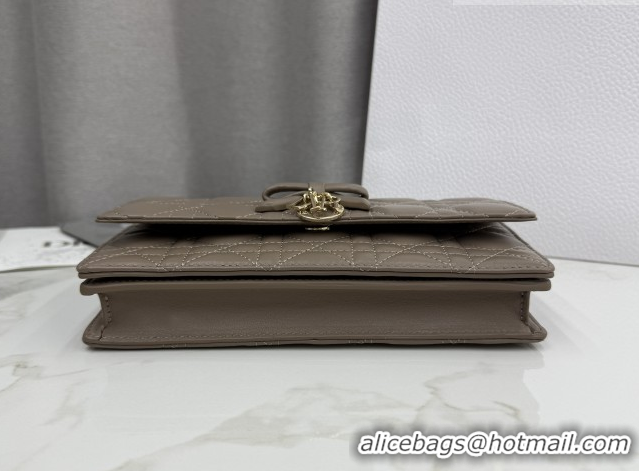 Trendy Design Dior My Dior Mini Bag in Cannage Lambskin Leather 0126108 Taupe 2026